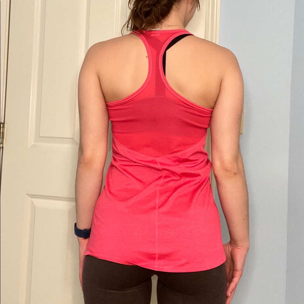 Pink Reebok workout tank top - Picture 7 of 9